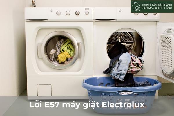 Loi E57 may giat Electrolux