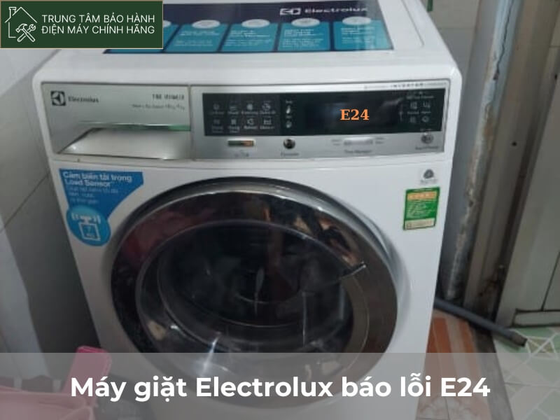 Máy giặt Electrolux báo lỗi E24