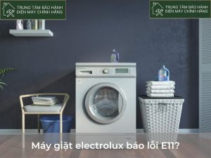 May giat electrolux bao loi e11