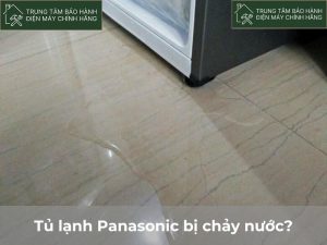Tủ lạnh Panasonic bị chảy nước: 4 nguyên nhân và cách khắc phục Tu lanh Panasonic bi chay nuoc