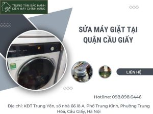 Sửa máy giặt tại Cầu Giấy giá rẻ từ 250K uy tín nhất sửa máy giặt tại quận Cầu Giấy