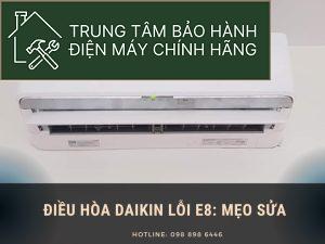 Điều hòa Daikin báo lỗi E8