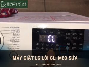 Máy giặt LG báo lỗi CL