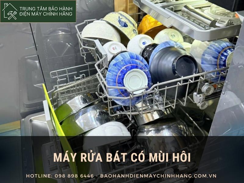 May-rua-bat-co-mui-hoi Máy rửa bát có mùi hôi