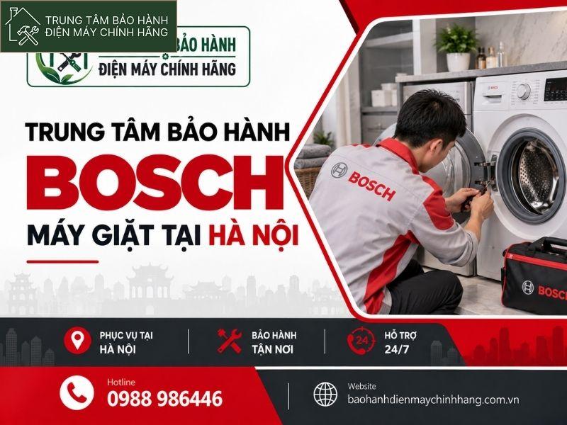 bảo hành máy giặt Bosch Hà Nội